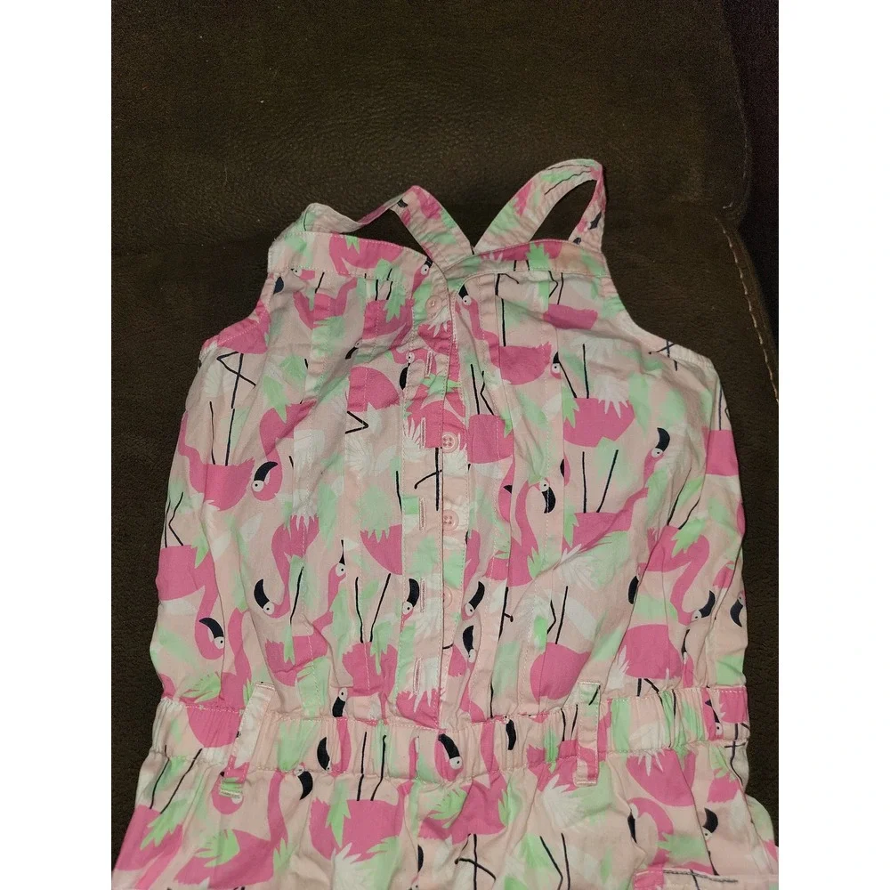 Gymboree outlet fruit punch flamingo romper 8